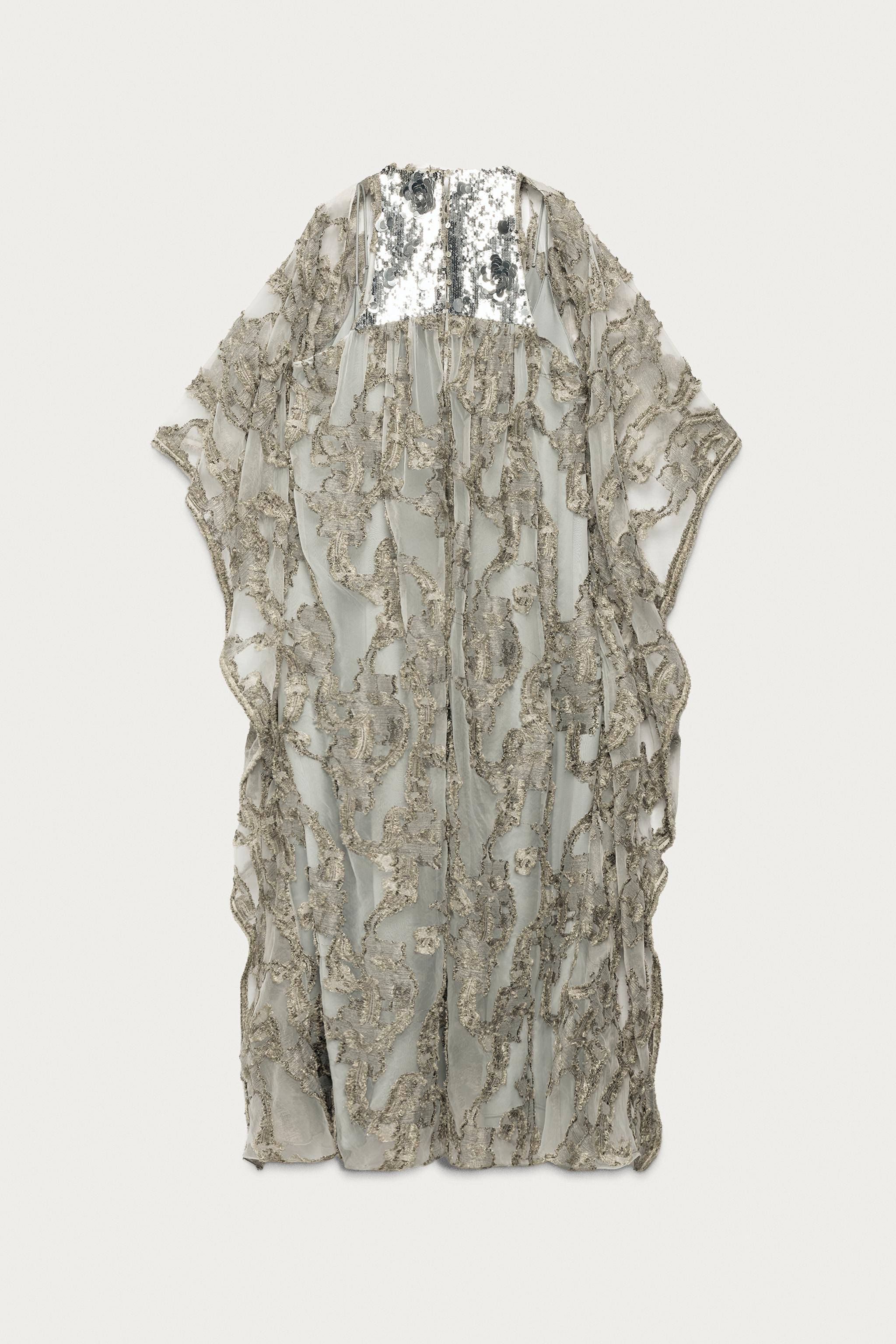 SEQUINED JACQUARD TUNIC DRESS MARISA BERENSON X ZARA